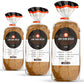 Dr. Bs Multigrain Bread | 2G Net Carbs & 7G Protein | Low Calorie, Vegan, Sugar Free | Fresh, Sliced, Keto & Low Carb Bread Loaf ((3 Pack (16 Oz), Plain)