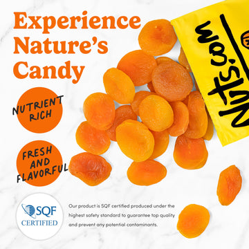 Nuts.Com - Dried Apricots - No Sugar Added, Healthy Fruit Snack For Adults & Kids - Naturally Plump & Juicy, Good Source Of Pota