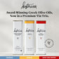 Kosterina Olive Oil Trio - Spicy Red Pepper, Garlic & Original EVOO, 3x16.9 oz, Cold-Pressed from Koroneiki Olives, Product of Greece