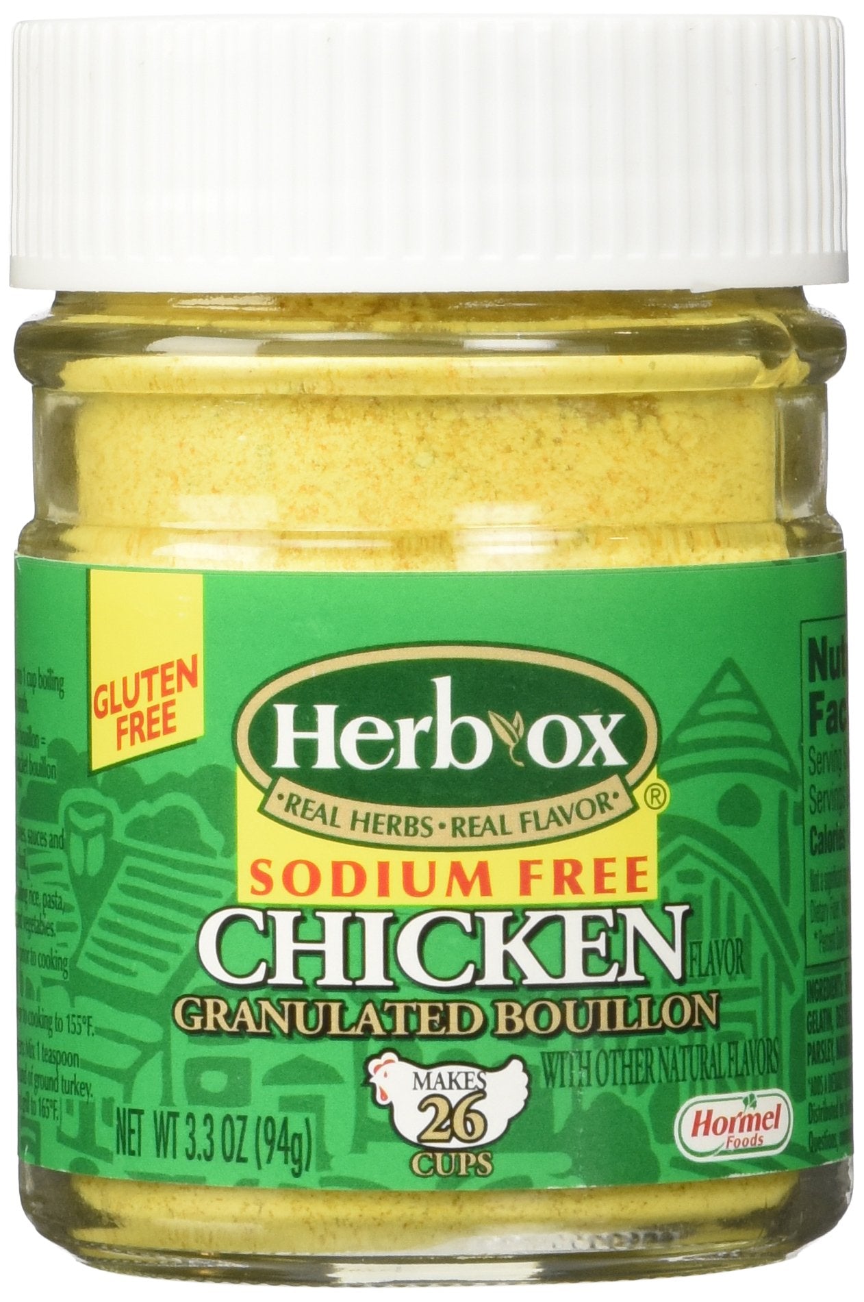 Herb Ox Sodium-Free Chicken Granulated Bouillon, 3.3 Ounce (Pack Of 12)