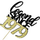 Migeaks Legend Since 1979 Cake Topper 45Th Birthday Happy Birthday Cake Topper Men And Women Cheer 45 Years Old Handmade Black G