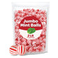 Jumbo Mint Balls Peppermint Hard Candy - Individually Wrapped - Bulk 2 Pounds