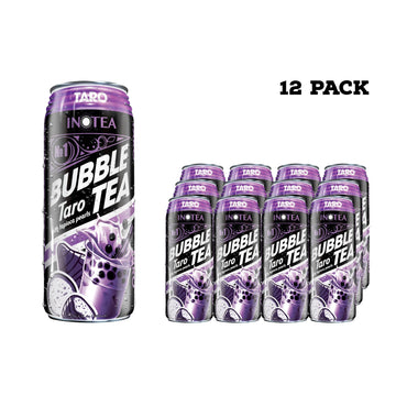 (Pack Of 12) Inotea Bubble Tea | Choose One From 6 Flavors: Brown Sugar, Taro, Honeydew, Banana, Matcha Latte, Sea Salt Coffee |