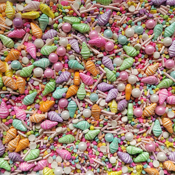 Eastron Edible Summer Sprinkles Ice Cream Sprinkles Candy Baking Cake Cupcake Toppers Cookie Dessert Decorations for Halloween C
