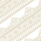 FUNSHOWCASE Edible Cake Lace Lattice Set, Small Daisy, 14-inch, Ivory White, 10-piece, Model 2155