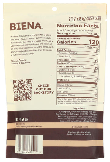 Biena Chickpea Lil Bit Evrythin 5 OZ