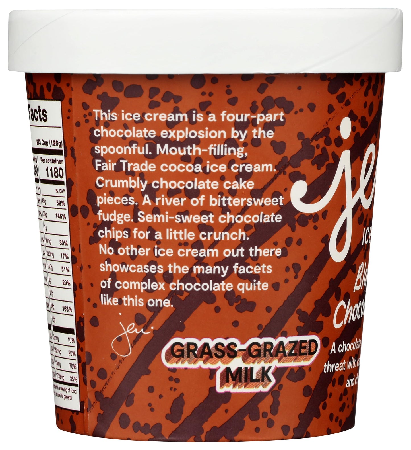 JENIS SPLENDID ICE CREAMS Blackout Chocolate Cake Ice Cream, 1 PT