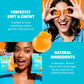 Shameless Snacks Orange Blossom Gummy Candy | Keto Candy with Low Sugar & Low Calorie | Healthy Vegan Snacks for Kids & Adults