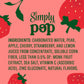 Simply POP Prebiotic Soda Strawberry Cans  12 fl oz  12 Pack
