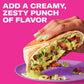 Taco Bell Creamy Avocado Ranch Sauce, 12 Fl Oz, Pack of 1, Convenient Dip for Tacos and Salads