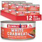 Bumble Bee White Flake Crab Meat in Water, 6 oz Can - 14g Protein & 1g Carb Per Serving - Wild Caught, Flaky, Drain Before Use, 
