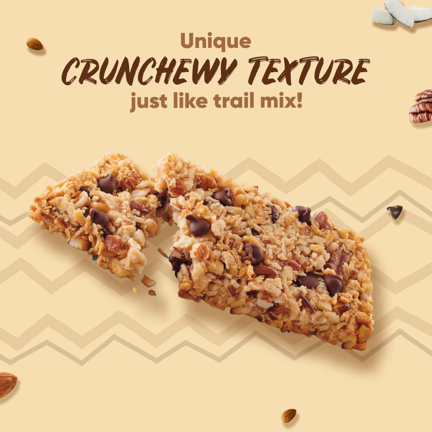 LÄRABAR Trail Mix Bars, Chocolate Coconut Macaroon, Gluten Free, 6 Count, 6.36 oz