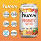Humm Sparkling Water Variety Pack, Peach & Raspberry Lime Seltzer, Zero Sugar, Zero Calorie, Whole30 Approved Probiotic Drink, 2