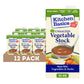 Kitchen Basics Unsalted Vegetable Stock, 32 oz (Pack of 12) For Delicious Dishes and Enhanced Flavors, Great for Vegetarian Reci