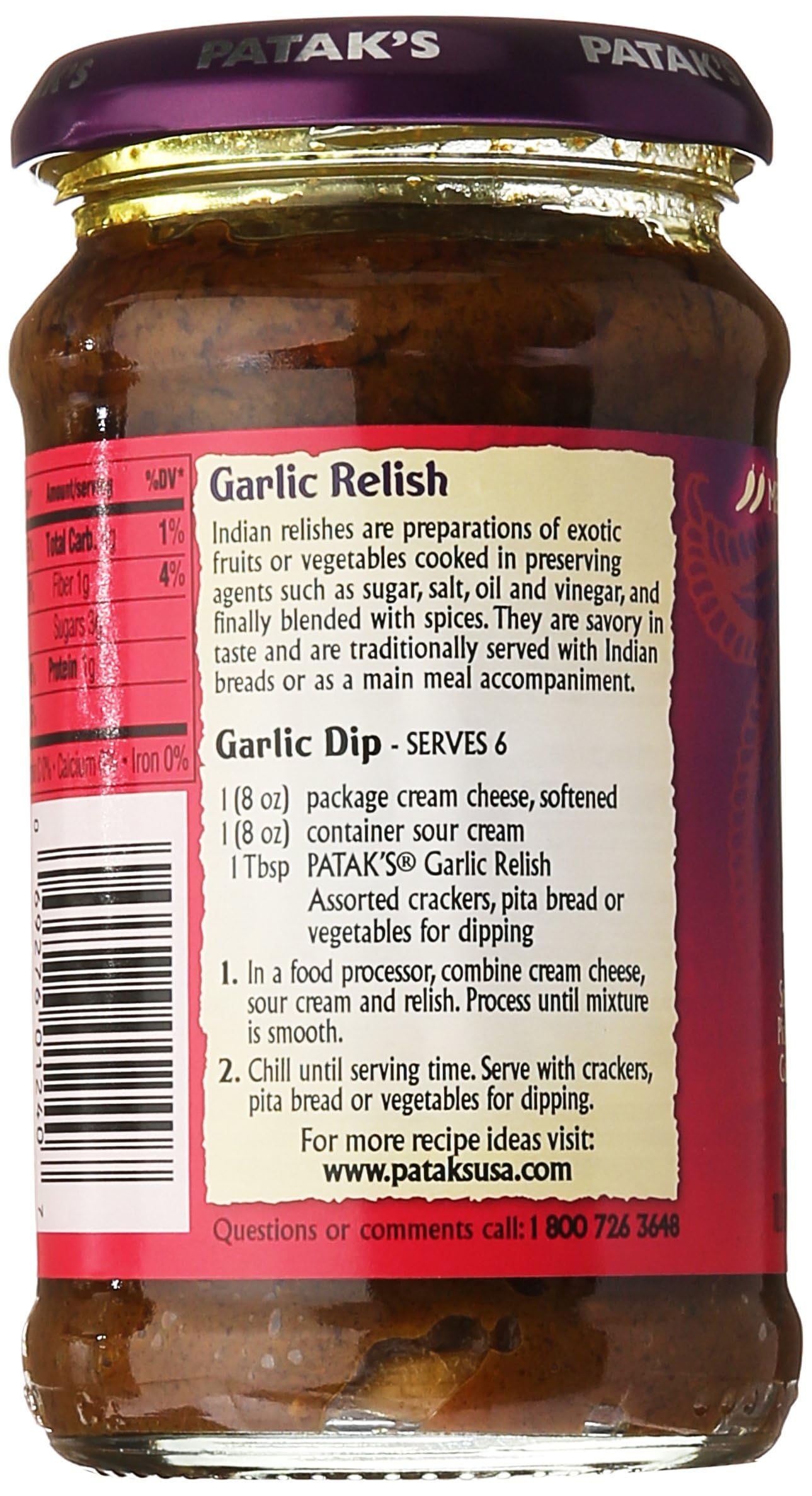 Patak Garlic Pickle 10Oz.