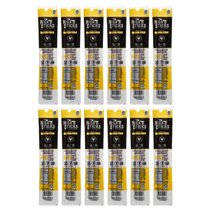 Nicks Sticks Free Range Clean & Balanced Chicken Snack Sticks | Made in the USA | Gluten Free | Paleo, Keto, Whole30 Approved |