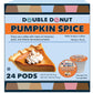 Double Donut Pumpkin Spice Coffee Pods, Single Serve Coffee For Keurig K Cups Machines, Medium Roast Pumpkin Coffee Pods, 24 Cou