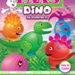 PAAS Dino Egg Decorating Kit with 86 Stickers, 8 Stands, 6 Dye Tablets, 1 Egg Dipper, Model PA20-195