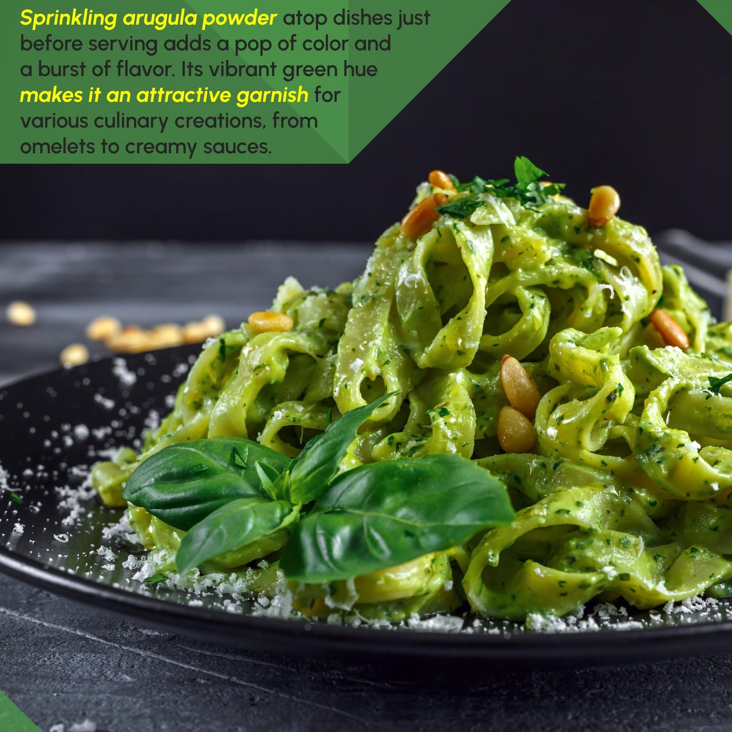 Arugula Powder 8 oz - Pure Powder Great for Seasonings, Salads