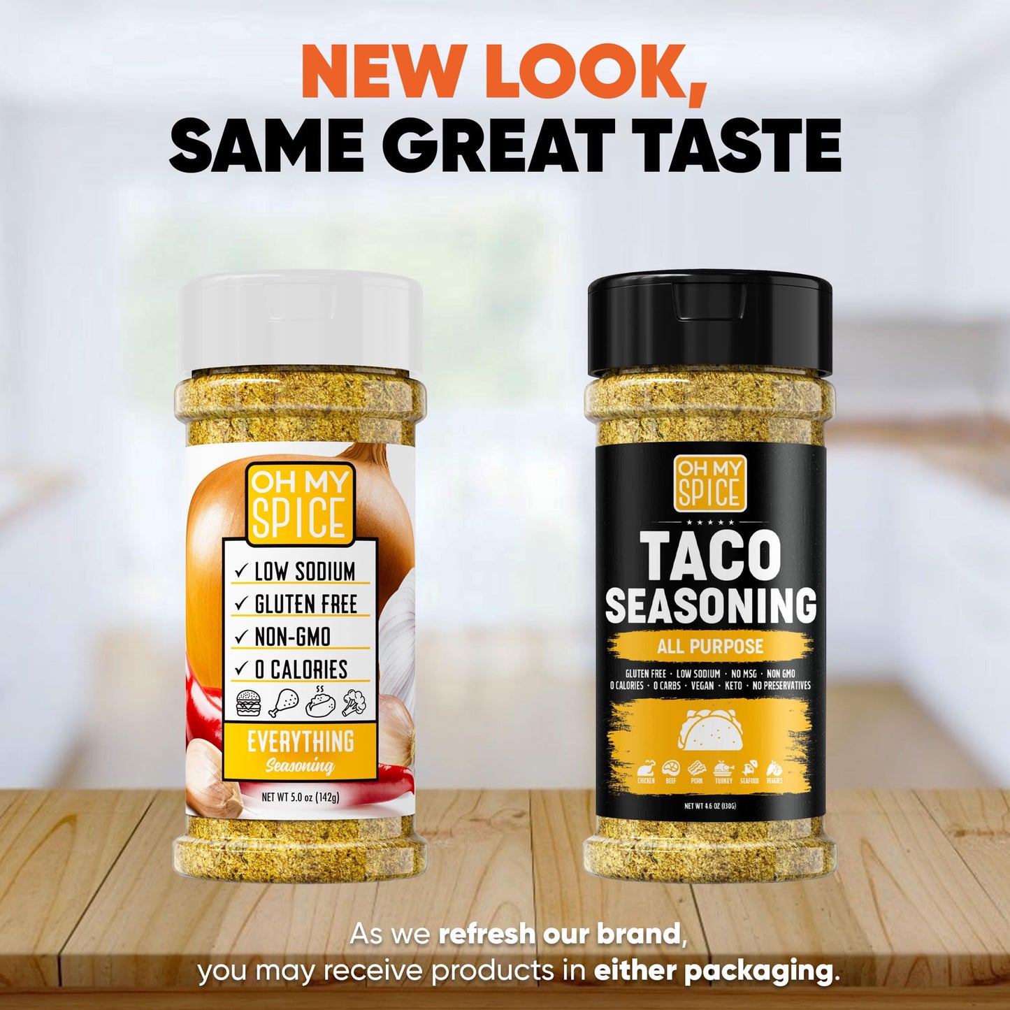 Taco Seasoning Mix All Purpose Blend - Gluten Free & Low Sodium Mexican Seasoning For Taco Tuesday Night. Everything Seasonings