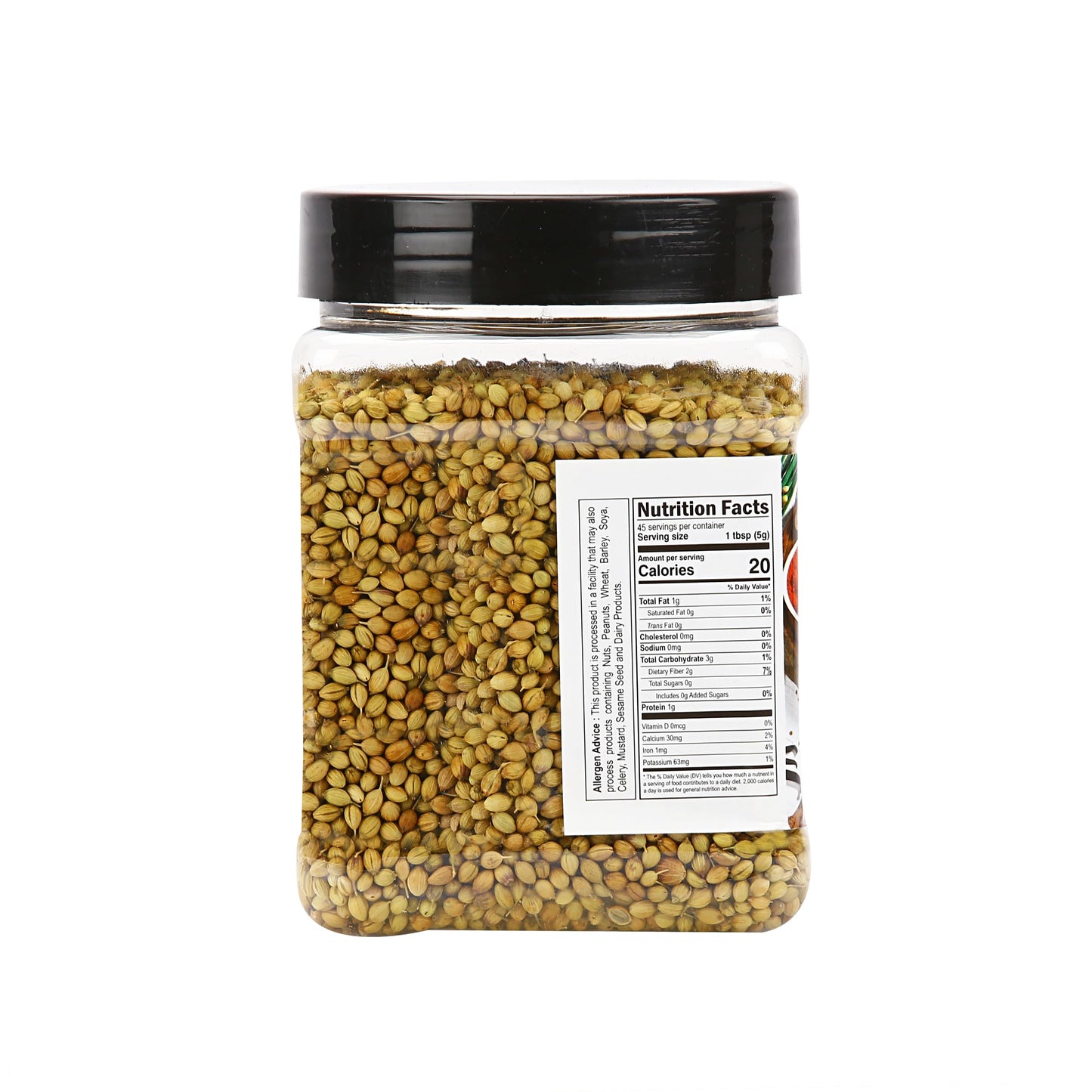 Zayd Organics Coriander Seeds 8Oz (227G) Dhania Whole (8Oz)