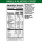 Bear Naked Fit Granola Cereal, Vegan, Breakfast Snacks, Vanilla Almond, 12Oz Bag (1 Bag)