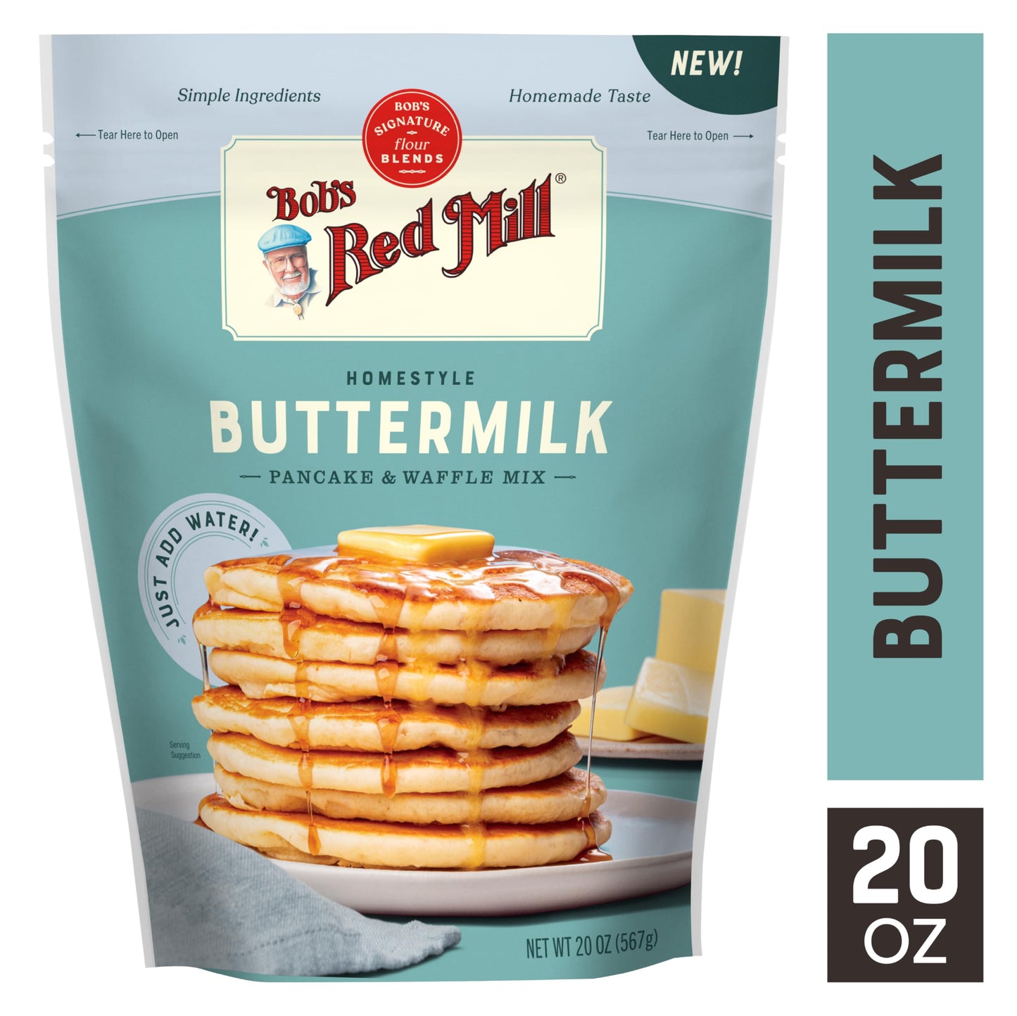 Bob'S Red Mill Homestyle Buttermilk Pancake & Waffle Mix 20 Oz