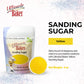 Ultimate Baker Sanding Sugar, Yellow, Medium Crystal, 4oz