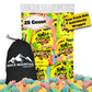 Snack Mountain Assortment Of Sour Patch Kids Treat Size (25 Packs) Original Tropical Watermelon