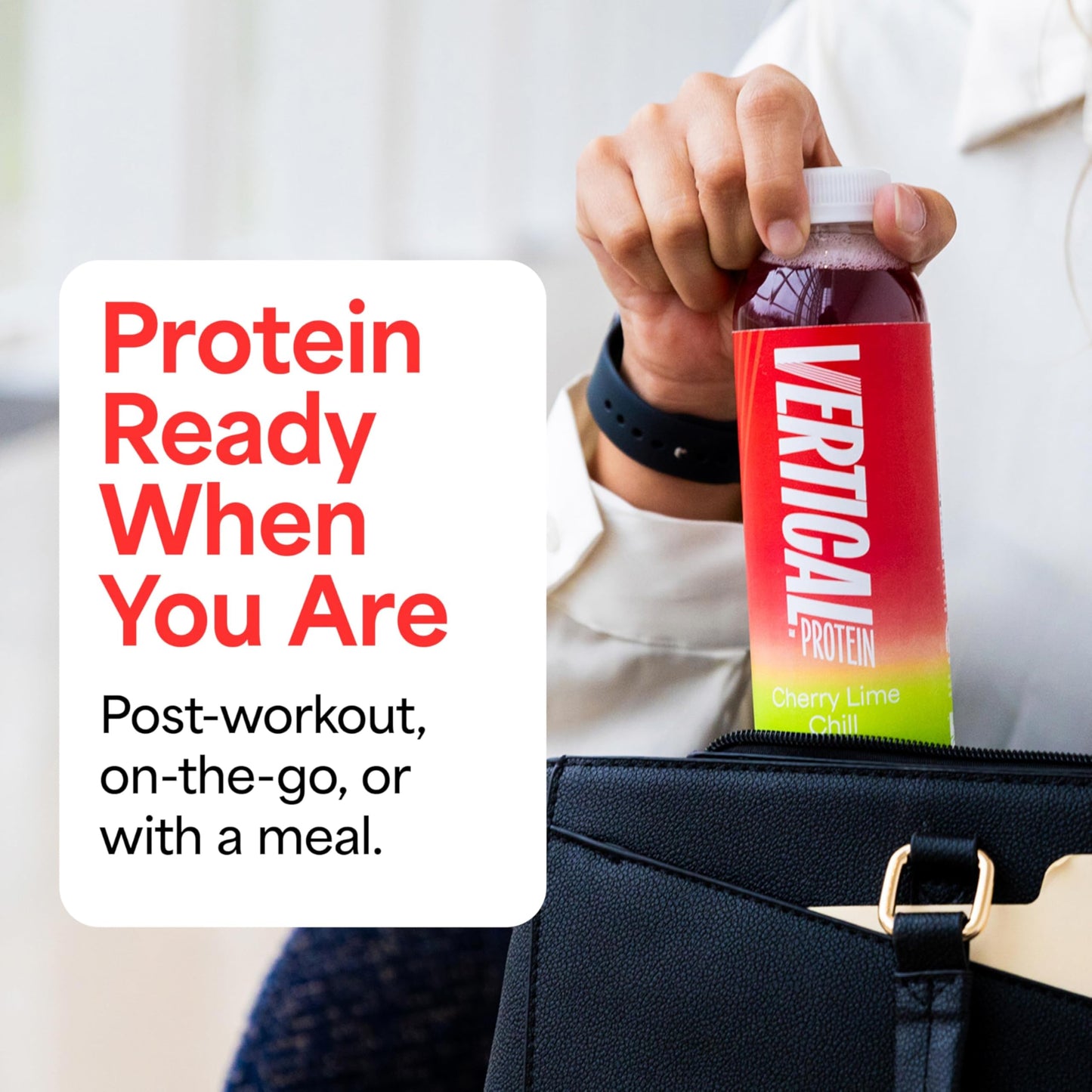 Vertical Protein Ready to Drink Variety Pack of 12  Protein Water Drinks w/ 20g of Whey Isolate  Clear Nutritional Drinks
