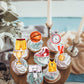 Rssta i Cupcake Toppers - 40 Pack Basketball Theme Decorations, Paper, Design 4, Model XM810