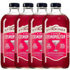 ChromaCast Cosmopolitan Cocktail Mix 4 Pack - 750ml Bottles, Real Juice, No Preservatives, 90 Calories
