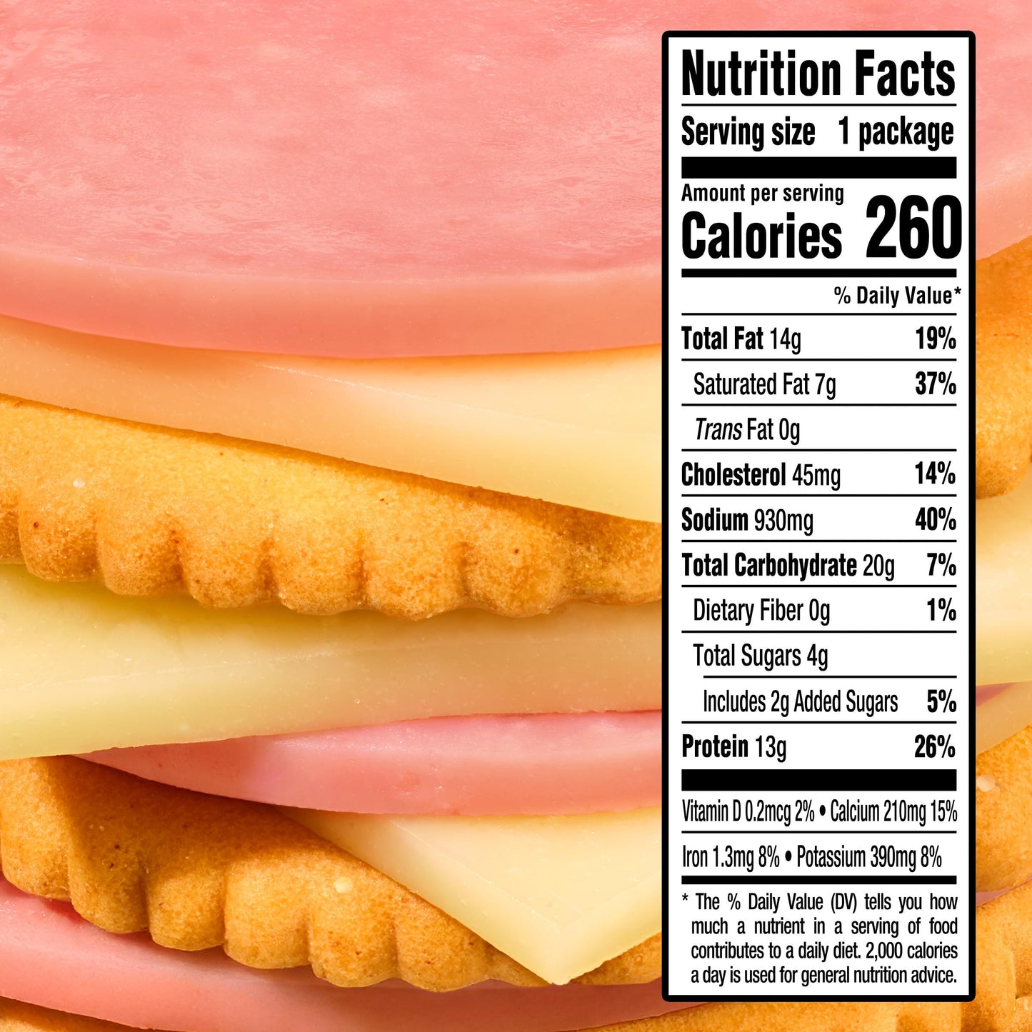 Lunchables Ham & Swiss Protein Pack, 3.2 oz Pack