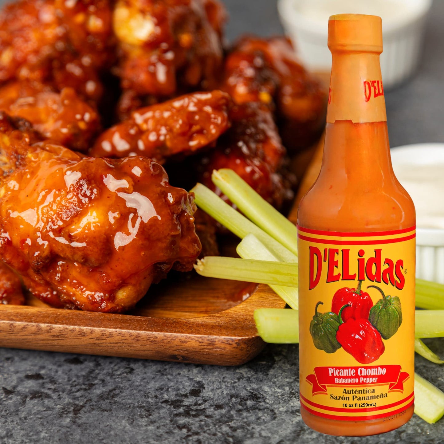 D'ELidas Habanero Hot Sauce - Natural Non-GMO Keto Friendly, 10 Fl Oz (Pack of 2) - Chombo Picante Sauce #1 in Panama