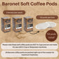 Baronet Coffee Crème Brulee Coffee Pods - Medium Roast - 54 Count - Individually Wrapped for Freshness