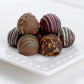 CRAVINGS BY ZOE Gourmet Chocolate Truffle Gift Box | 16 Count | Assorted Gourmet Milk & Dark Chocolate Candy Food Gift Basket Anniversary  Birthday  Get Well  Holiday  Thank You Men Women Mom Her