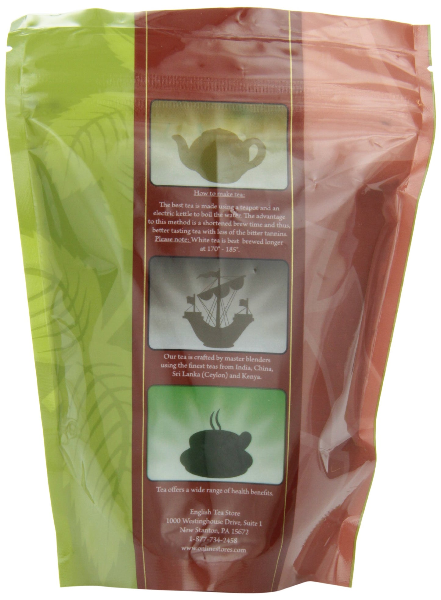English Tea Store Oolong Orange Blossom Tea Pouches, 4 Ounce, Loose Leaf