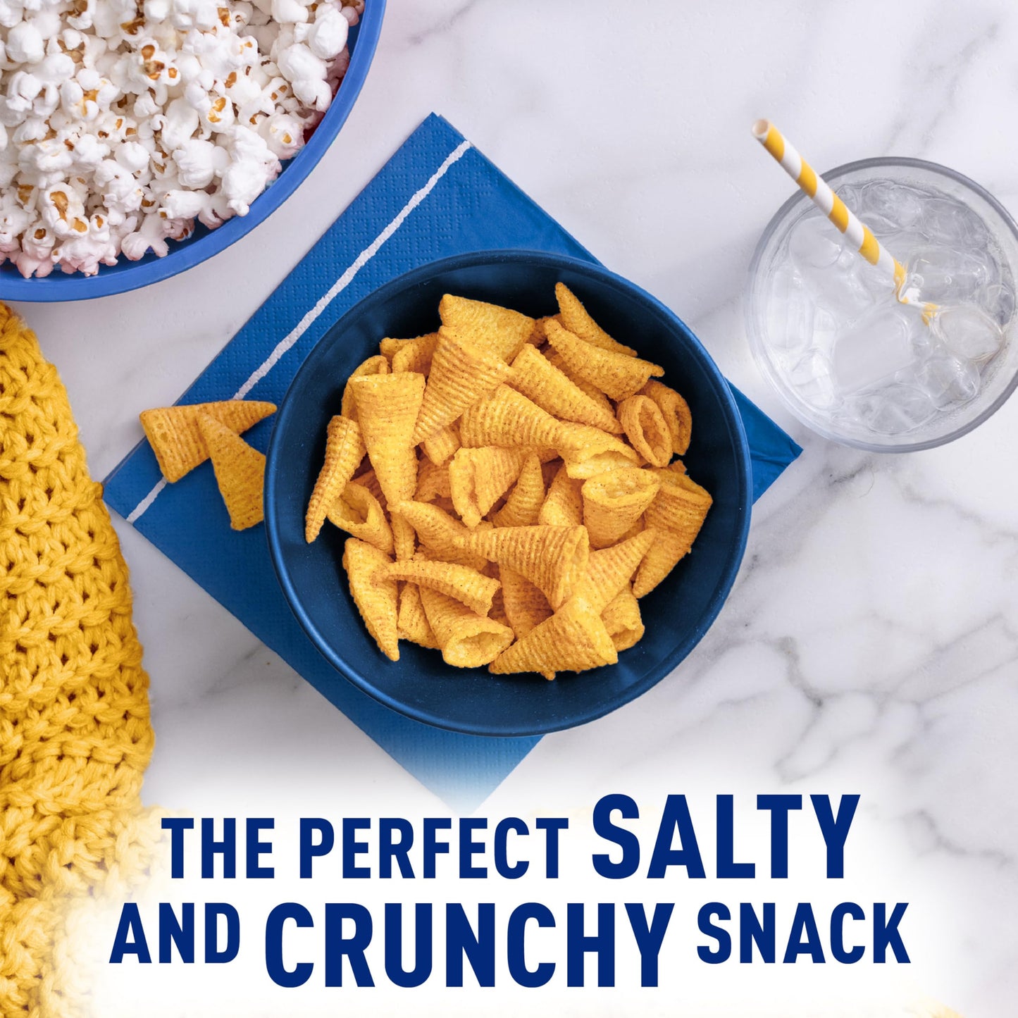 Bugles Salt and Vinegar Crispy Corn Snacks  7.5 oz