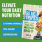 Blue Stripes - Trail Mix, Peanut Butter Banana, Cashews, Peanut Butter Chips, Healthy Snacks for Adults, Whole 70% Cacao, With U
