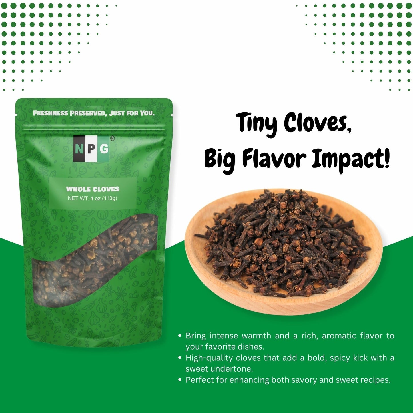 Npg Whole Cloves, Star Anise, And Cinnamon Sticks, 4 Oz Each (Pack Of 3), All-Natural, No Preservatives, Perfect For Baking, Coo
