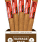 etta says! Crunchy Dog Chews - Rawhide-Free, All-Natural Ingredients - Sausage Flavor - 10 Pack