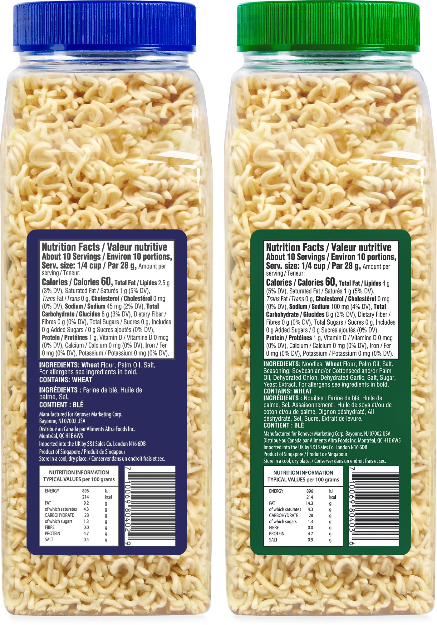 Gefen Ramen Salad Toppers Variety Pack, 10 Oz (2 Pack) | Ready To Use | Crunchy Salad Topping | Ramen Noodle Crunch | Soup Toppe