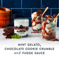 Talenti Gelato Layers, Mint Fudge Cookie, 11 oz (Frozen)