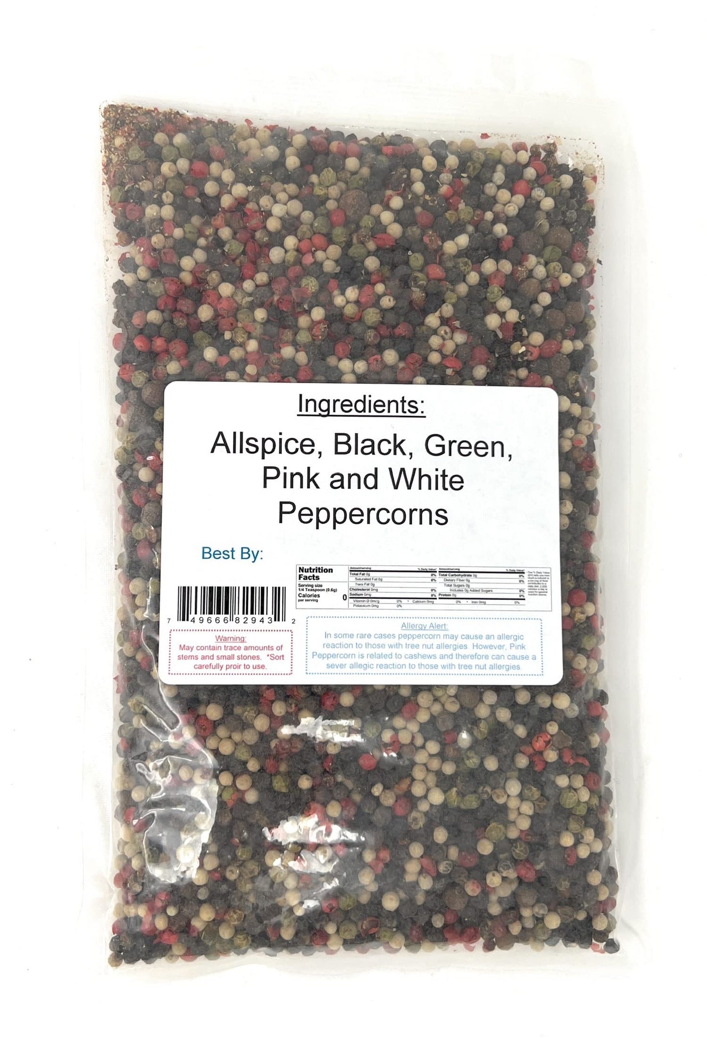 YANKEETRADERS Five Peppercorn Spice Blend, 8 Oz Bag, Gourmet Seasoning for Cooking and Grilling