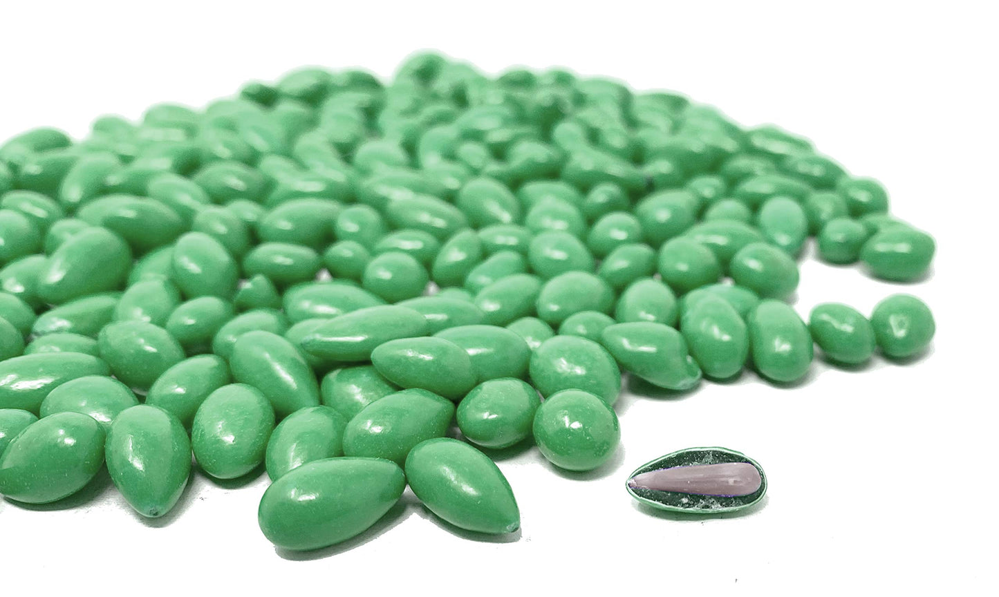 Sunflower Food Company Green Chocolate Covered Sunflower Seeds - Bulk Green Candy, Cupcake and Ice Cream Decorations 1 LB