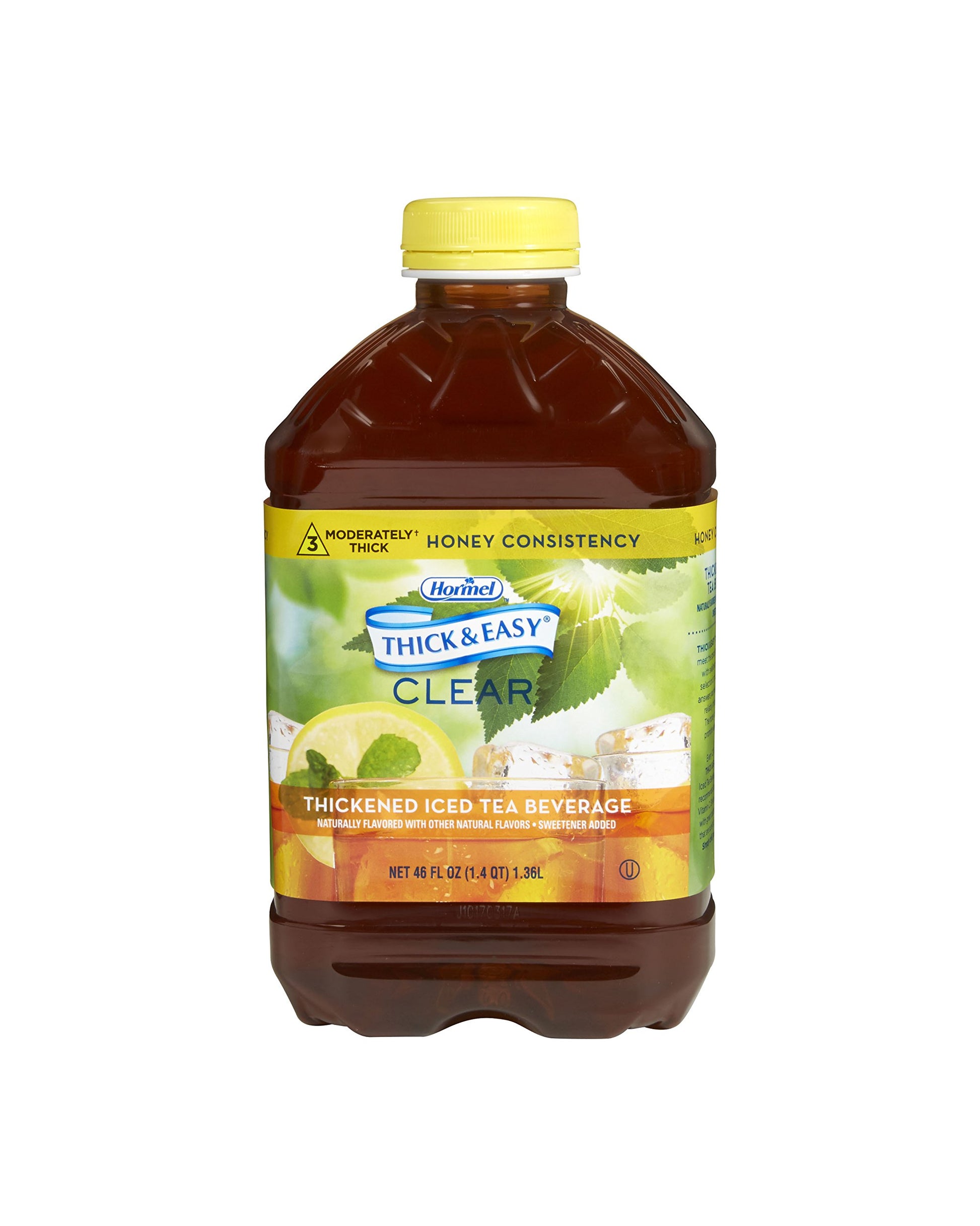 Thick & Easy Clear Thickened Iced Tea, Honey Consistency, 46 Ounce (Pack Of 6)