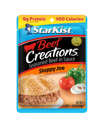 StarKist Beef Creations Sloppy Joe Pouch, 2.6 oz, Pack of 1