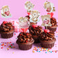 36Pcs Happy Valentine'S Day Cupcake Toppers Sweet Love Valentine Cupcake Picks For Valentine'S Day Theme Birthday Party Cake Dec