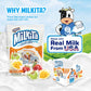 Milkita Creamy Shake Lollipop Pack Of 4, Gluten Free Chewy Candies With Calcium & Real Milk, Zero Trans Fat, Low-Sugar, Fruity Flavors (Strawberry, Honeydew, Mango), 40 Pcs