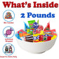Bulk Candy Assortment Mix  Includes Assorted Individually Wrapped Kids Canndy Variety  Fruit Snacks  Gummy Snakes  Popping Candy and More  Birthday Party Favor Kit Goodie Bag